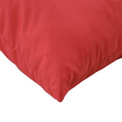 vidaXL Perne pentru canapea din paleți, 2 buc., roșu, textil