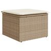 vidaXL Set de canapele pentru grădină 8 pcs Bej și alb Rattan poli