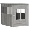 vidaXL Ladă pentru c&acirc;ini, gri sonoma, 64,5x80x71 cm, lemn compozit
