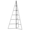 vidaXL Brad de Crăciun din metal pentru decor, negru, 100 cm