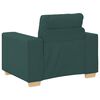 vidaXL Canapea 3 pcs Verde &icirc;nchis 221 x 80 x 80 cm