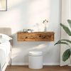 vidaXL Raft de perete cu sertare Lemn vechi 80x31x17 cm Lemn prelucrat