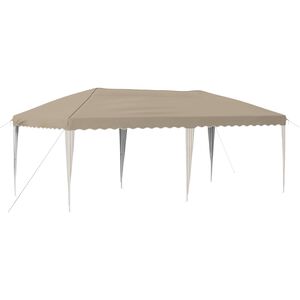 vidaXL Cort de Petrecere Pop-up 575 x 290 x 245 cm Crem