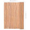 vidaXL Gard din bambus, 125 x 400 cm
