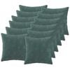 vidaXL Husă pentru pernă 12 buc. HEERLEN Albastru Mării 45 x 45 cm