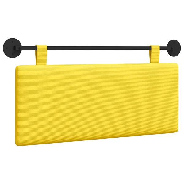 vidaXL Cap de pat suspendat Pe perete Simplu Țesătură din corduroy