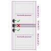 vidaXL Ușă de interior ORKDAL Alb 93 x 202 cm placaj