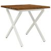 vidaXL Masa de dining cu margine vie 80 x 80 x 75 cm