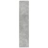 vidaXL Bibliotecă, gri beton, 100x33x155,5 cm, lemn prelucrat
