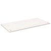 vidaXL Blat de birou, alb, 100x60x2,5 cm, lemn masiv de pin