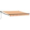 vidaXL Copertină Galben și portocalie 300 x 250 cm Poliester și metal