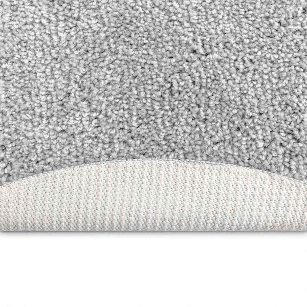 vidaXL Covor Shaggy Antiderapant Gri 90 x 90 cm PP