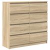 vidaXL Bufetă Stejar Sonoma 100x35x99 cm Lemn prelucrat