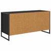 vidaXL Cabinet TV Stejar Negru 100 x 36 x 49.5 cm Lemn compozit