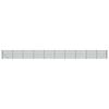 vidaXL Gard plasă de s&acirc;rmă cu bordură, verde, 1,4x25 m