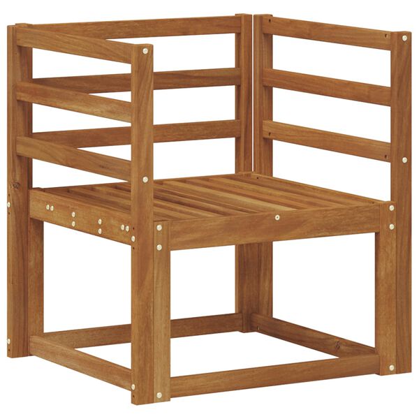 vidaXL Canapea de exterior Lemn Solid de Acacia natural