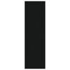 vidaXL Raft de perete, negru, 85x16x52,5 cm, lemn prelucrat