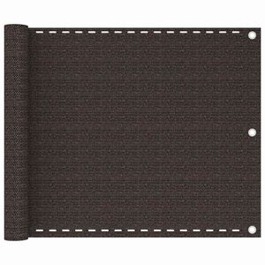 vidaXL Paravan de balcon, maro, 75x300 cm, HDPE