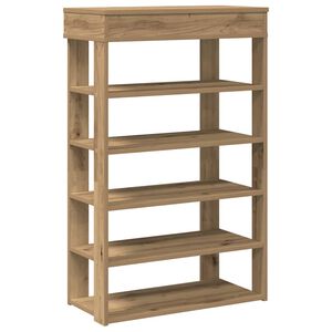 vidaXL Pantofar, stejar artizanal, 60x30x98 cm lemn prelucrat