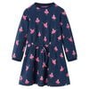 vidaXL Rochie pentru copii, bleumarin, 104