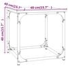 vidaXL Masă laterală, stejar sonoma, 40x40x40 cm, lemn prelucrat