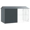 vidaXL Cușcă pentru păsări Antracit 430 x 208 x 247 cm Oțel Galvanizat