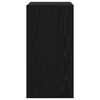 vidaXL Dulap pentru TV pe Perete Stejar Negru 30,5 x 30 x 60 cm