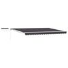 vidaXL Cort electric retractabil Alb și antracit 4 x 2 m