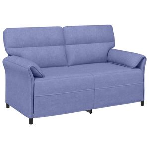 vidaXL Canapea 100% poliester, cadru din metal, MDF, placaj