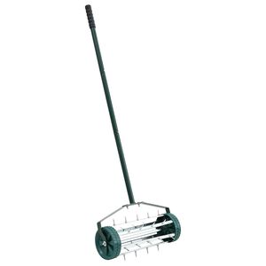 vidaXL Rola de gazon trasă cu cleme pentru aerator Verde 127,5 x 44 cm