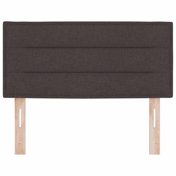 vidaXL Tăblie cap cu headboard Maro închis 100 cm Piele artificială