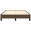 vidaXL Cadru de pat fără saltea, maro &icirc;nchis, 120x200 cm, textil