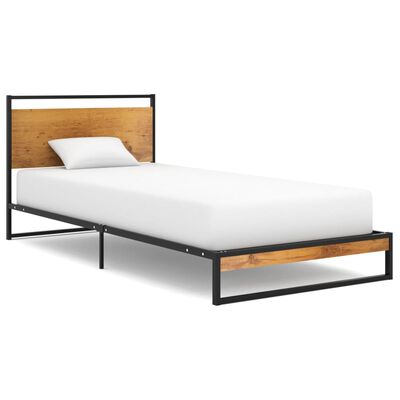 vidaXL Cadru de pat, 100 x 200 cm, metal