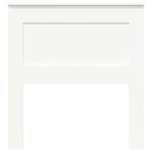 vidaXL Tăblie cap cu headboard Alb 75 cm Lemn compozit