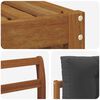 vidaXL Set de canapele de exterior cu pernă 6 pcs Natural și Antracit