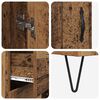 vidaXL Bufet cu sertar 2 pcs Lemn vechi Lemn compozit