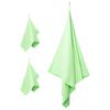 vidaXL Set de Prosoape Sport 3 pcs Verde Poliester și poliamidă