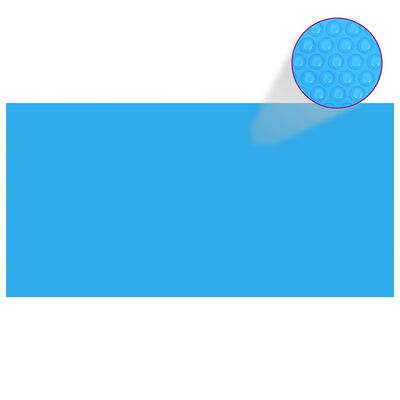 vidaXL Prelată piscină, albastru, 600 x 300 cm, PE