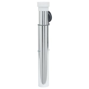 vidaXL Bază umbrelă &icirc;ngropată pentru tijă de 40-50mm argintiu aluminiu