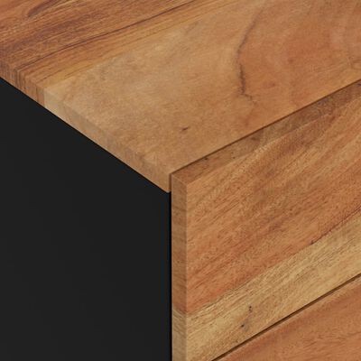 vidaXL Noptieră, 50x33x62 cm, lemn masiv acacia și lemn prelucrat