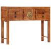 vidaXL Masă consolă, 120x32x80 cm, lemn masiv de acacia brut