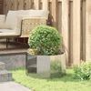 vidaXL Jardinieră Argintiu 60 x 60 x 35 cm Oțel Galvanizat