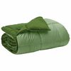 vidaXL Duvet de iarnă Patos Verde 135 x 200 cm Microfibră