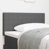 vidaXL Tăblie cap cu headboard Gri deschis 100 cm Piele artificială