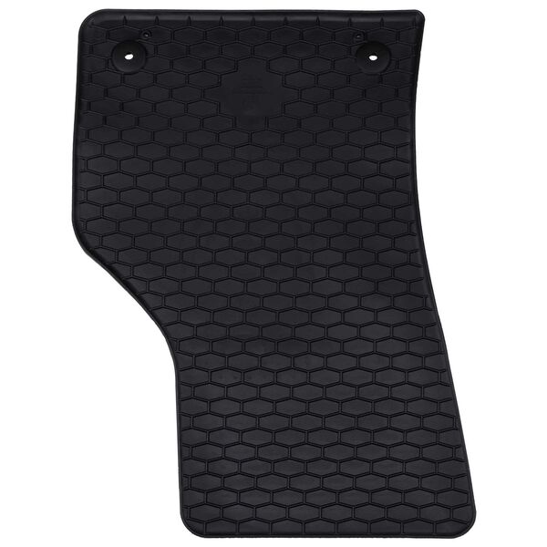 vidaXL Covor pentru mașină 4 pcs Negru Cauciuc