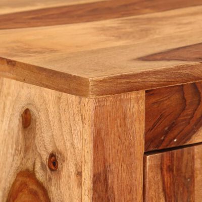 vidaXL Dulap înalt, 50x30x110 cm, lemn masiv de sheesham