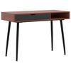 vidaXL Birou de computer cu sertar, maro, 110x50x75 cm, lemn prelucrat