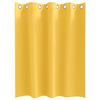 vidaXL Perdele Opaque cu Inel 2 pcs Galben muștar 140 x 140 cm