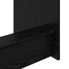 vidaXL Birou pentru pat Stejar Negru 100 x 45 x 75 cm Lemn compozit