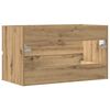vidaXL Dulap pentru baie stejar artizanal 80x38,5x45 cm lemn prelucrat
